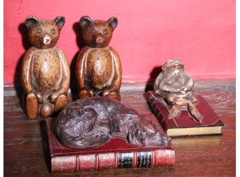 Lot Of Decorative Animal Figurines Including The Original Stickland Bear