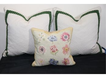 Group Of 3 Decorative Pillows