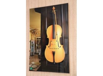 Very Cool Photograph Of Veuve Clicquot Violin In Laminated Finish