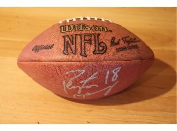 Signed Wilson NFL Football From The American Football Conference By Peyton Manning