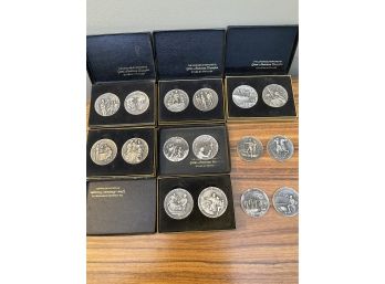 16 Sterling Silver Commemorative Historical Coins - Longines Symphonette