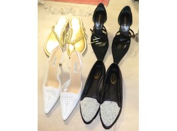 Lot Of 4 Pair Of Women's  Shoes