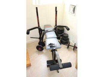 Legacy 185 Work Out Bench With Weights