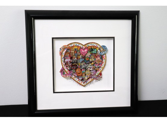 Song & Dance Of The Heart 3d Pop Art 186/200 By Charles Fazzino