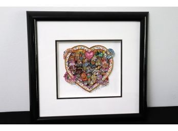 Song & Dance Of The Heart 3d Pop Art 186/200 By Charles Fazzino