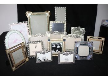 Collection Of Pretty Ornate Picture Frames Assorted Sizes Includes Two's Company & More