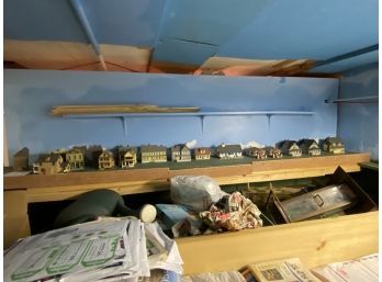 Collection Of Assorted HO Scale Train Buildings As Is Condition Approximately 18 Pieces