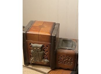 Vintage Owl Tobacco Holder May Show A Little Wear