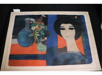 Signed Andre Minaux & Numbered Lithograph - Unframed