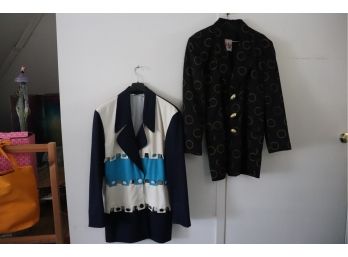 Pair Of Unique French Womens Blazers  Size Medium