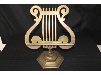 Vintage Brass Adjustable Tabletop Music Stand