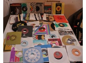 WOW!! So Many 45 Vinyl Records  Tom Jones, Brothers Johnson, The Hollies & More