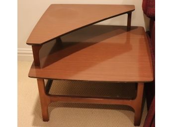 Mid-Century Modern Corner End Table  Made In USA