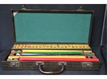 Vintage National Mahjong League Set With Case 1964-64