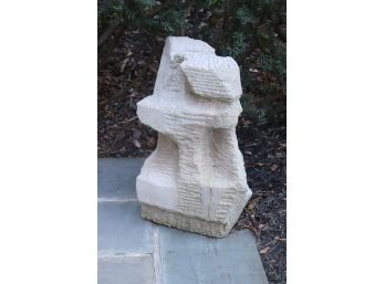 Abstract Cement Sculpture
