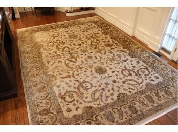 Quality Wool & Silk Rug/Carpet - Approximately 9  Ft X 16 Feet