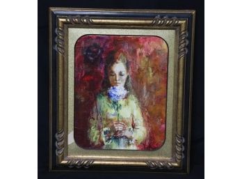 Mary Vickers Painting In Frame - Pretty Colors
