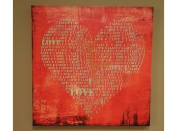 Vinyl Heart Wall Decor