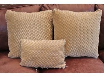 3 Decorative Accent Pillows