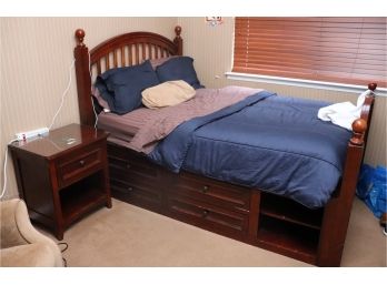Full Size Bed Includes Night Stand