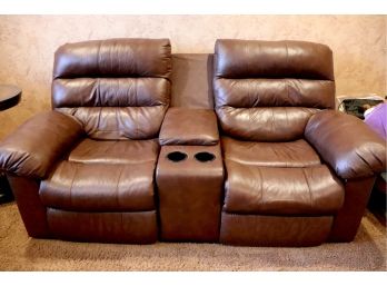 Reclining Loveseat With Storage & Cup Holders