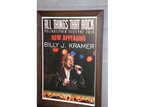 Billy Kramer All Things That Rock Poster