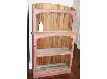 Rustic South Western Style Bookcase Made With Rough Cut Wood And Nails Nice Quality Craftsmanship