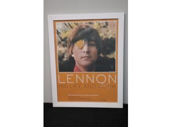 Lennon His Life And Work Poster 2000-2001 Appx 21 X 27 Inches