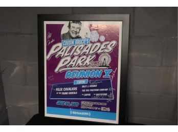 Cousin Bruces Palisades Park Reunion Poster Signed & Framed