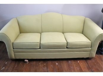 Lacrosse Elite Quality Sleeper Sofa With Some Staining - Good Solid Quality Needs A Slipcover