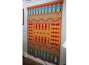 'Geronimo' Blanket By Beaver State Pendleton, Reversible Colors On Both Sides Approx. 64 X 82