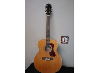 Guild 12 String Acoustic Guitar Model F-2512e Nice Condition