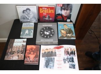 Collection Of Rock N Roll Books Includes First Editions, Signed Copies, See Pictures For Titles & Authors