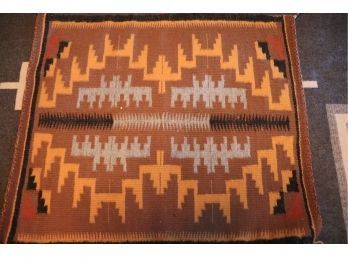 Woven Navajo Wall Hanging 24 Inches X 20 Inches