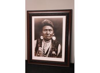 Chief Joseph In Frame Approximately 24  X 30 Inches In Frame