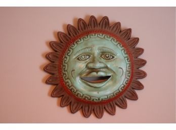 Ceramic Sunburst Wall Decor