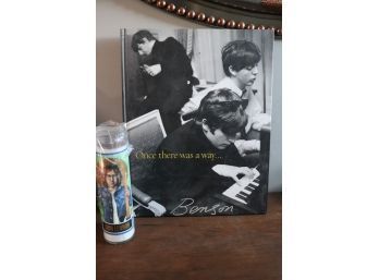 'Once There Was A Way' By Benson Beatles Book With John Lennon Prayer Candle.