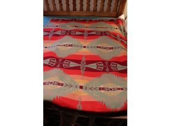 Large American Classic Trade Blankets Santa Fe New Mexico- Queen Size Approximately 80 X 60 Inches