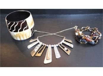 Bracelets And Necklace Lot