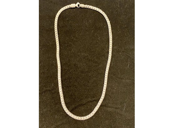 Sterling Silver 16 Inch Rope Necklace
