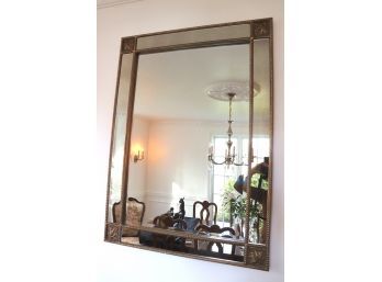 Gorgeous Wall Mirror With A Twisted Braid Design On Border Beveled Edge