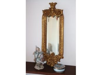 Pretty Mirror, Small Trinket Box The Breakers Palm Beach, Lladro Privilege Gold 8425 Figure