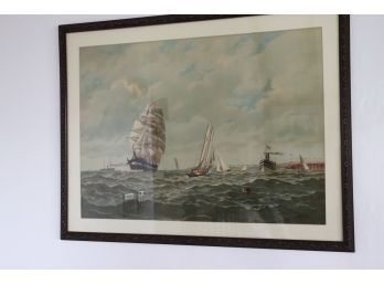 Nautical Sail Ship Print