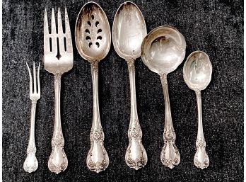 6 Sterling Silver Serving Pieces By Towle In Old Master Pattern