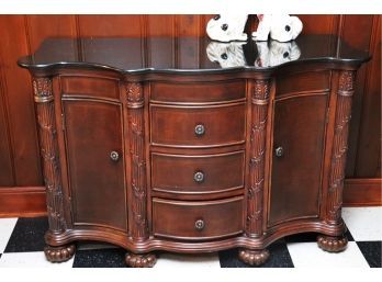 Sideboard Cabinet With A Granite Top