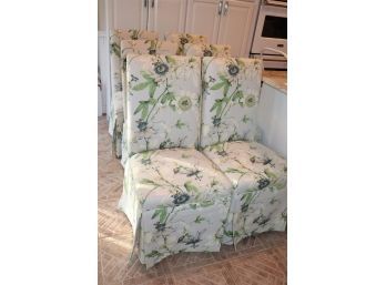 Set Of 6 Custom Upholstered Chairs Like New Hardly Used From Ballard Designs Really A Stunning Set