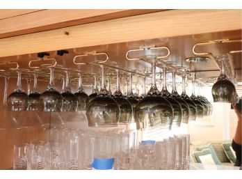 Collection Of Pretty Smoke Grey Wine Glasses
