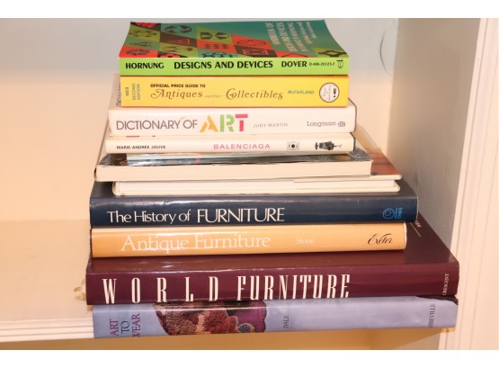 Lot Of Books With World Of Furniture & Antiques