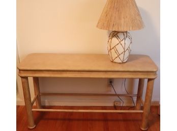 Light Wood 80s Style Console