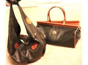 Vintage Leather Handbags From Italy & France